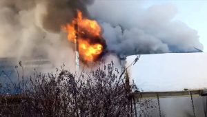 Пожар в Нижнетавдинском округе!