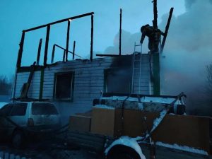 Пожар в Нижнетавдинском округе!