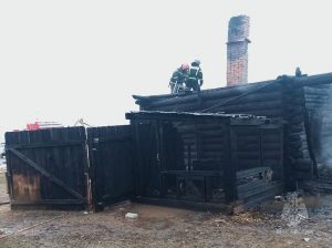 На пожаре в селе Киндер погиб человек