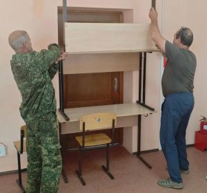 Учебная эвакуация в колледже