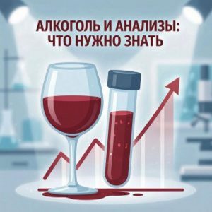 🧪 Алкоголь и анализы: что нужно знать